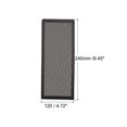 thumbnail image 2 of Unique Bargains 120mmx240mm Mesh Magnetic Dustproof Cover Computer Fan Filter Grills Black 2 Pack, 2 of 5