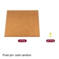 thumbnail image 3 of Uxcell Self Adhesive Wall Square Bulletin Felt Board Tile with Push Pin, Gold Copper 4 Pack, 3 of 6