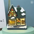 thumbnail image 4 of Mini Maison LED de Noël Atmosphère Illuminée Cadeau Décor Figurines Mini Maison pour Décor de Noël, 4 of 8
