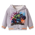 thumbnail image 2 of RXIRUCGD Chandail à Col de Baseball Décontracté pour Enfants, Imprimé Tendance et Cool, Uniforme de Baseball ( Gris, Taille : 2 Ans ), 2 of 6