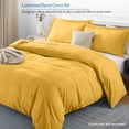 thumbnail image 2 of 900 TC 100% Egyptian Cotton Duvet Cover Zipper Closur Ultra Soft Durable and Fade Resistant Solid Pattern, 2 of 7