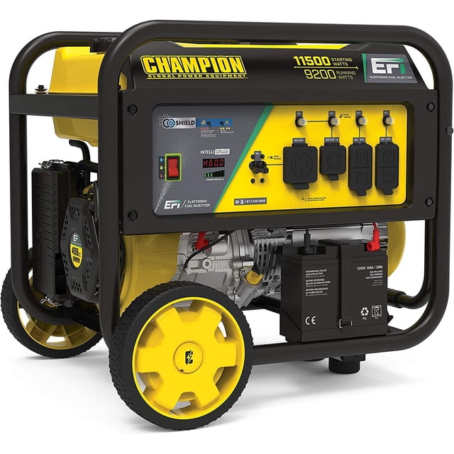 Champion Power Equipment 100485 11,500/9,200-Watt Portable Generator, Electronic Fuel Injection Technology