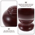 thumbnail image 2 of 4pcs Curtain Rod Finials Curtain Pole Finials Curtain Rod Ends Curtain Pole Plugs, 2 of 8