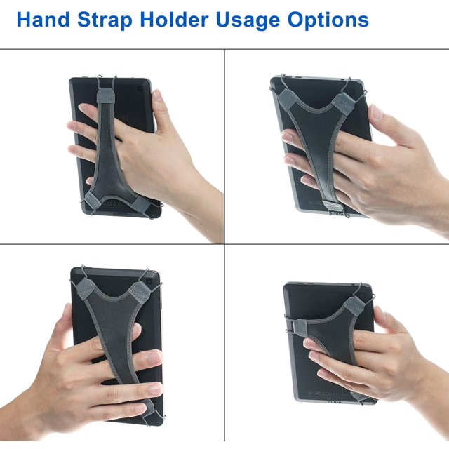 TFY Support de Sangle de Main Prise pour Doigt avec PU Souple, Compatible avec Liseuses Kindle - Liseuse Kindle 6 Pouces / Kindle