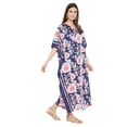 thumbnail image 4 of Caftans Longs pour Femmes Grande Taille Robe Caftan Robe de Soirée Fête Été Plage Robe d'Été Manches Kimono Longues Robes Décontractées en Ligne, 4 of 7