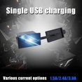 thumbnail image 4 of Car Charger 2.4A Adapter Single USB Square Shape Waterproof 12V 24V Socket Power Adapter Switch Intelligent Charger Adapter For, 4 of 5