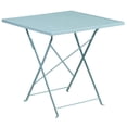 thumbnail image 1 of 28'' Square Gold Indoor-Outdoor Steel Folding Patio Table, 1 of 3