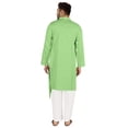 thumbnail image 4 of Atasi Kurta Pyjama Indien Ensemble 2 Pcs pour Hommes Tenue de Fête Robe Traditionnelle Tenue Ethnique, 4 of 7