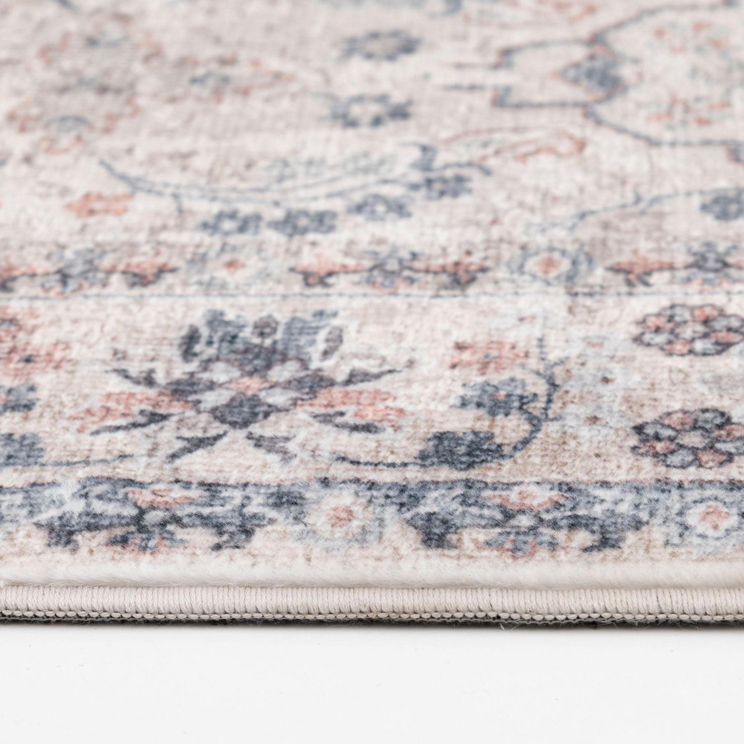 Tapis tissé gris clair et gris foncé Banburry