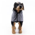 thumbnail image 5 of Super Absorbent Pet Towel Soft Dog Bathrobe With Hood And Belt For Large Medium Small Dogs New, 5 of 5