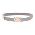 thumbnail image 2 of Children Stretch Belts Girls Multicolor Adjustable Elastic Waist Belts with Heart Shape Buckle for Uniform Dress Pants, 2 of 8