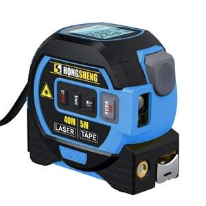 MesaSe Digital Tape Measure 3 in 1 Laser  Level LCD Display 130ft/40m Laser Measuring Tool