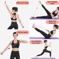thumbnail image 2 of Estbridg Pull Rope Band Chest Expander - Multifunction with Handle 8 Word Elastic Home Exercise Resistance Tube Bands for Home Gym Exercise Muscle Training Tubing Pull Rope Yellow, 2 of 7