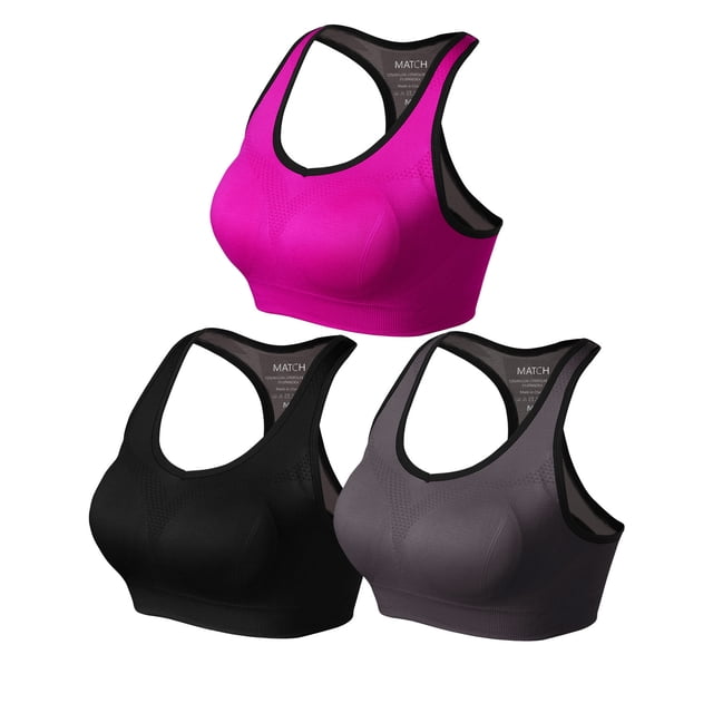 Matchstick Women's Wirefree Yoga Sport Bra