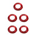 thumbnail image 1 of Transemion 5M Line Car Van Interior Decor Red Point Edge Gap Door Panel Molding N red 5Set, 1 of 6