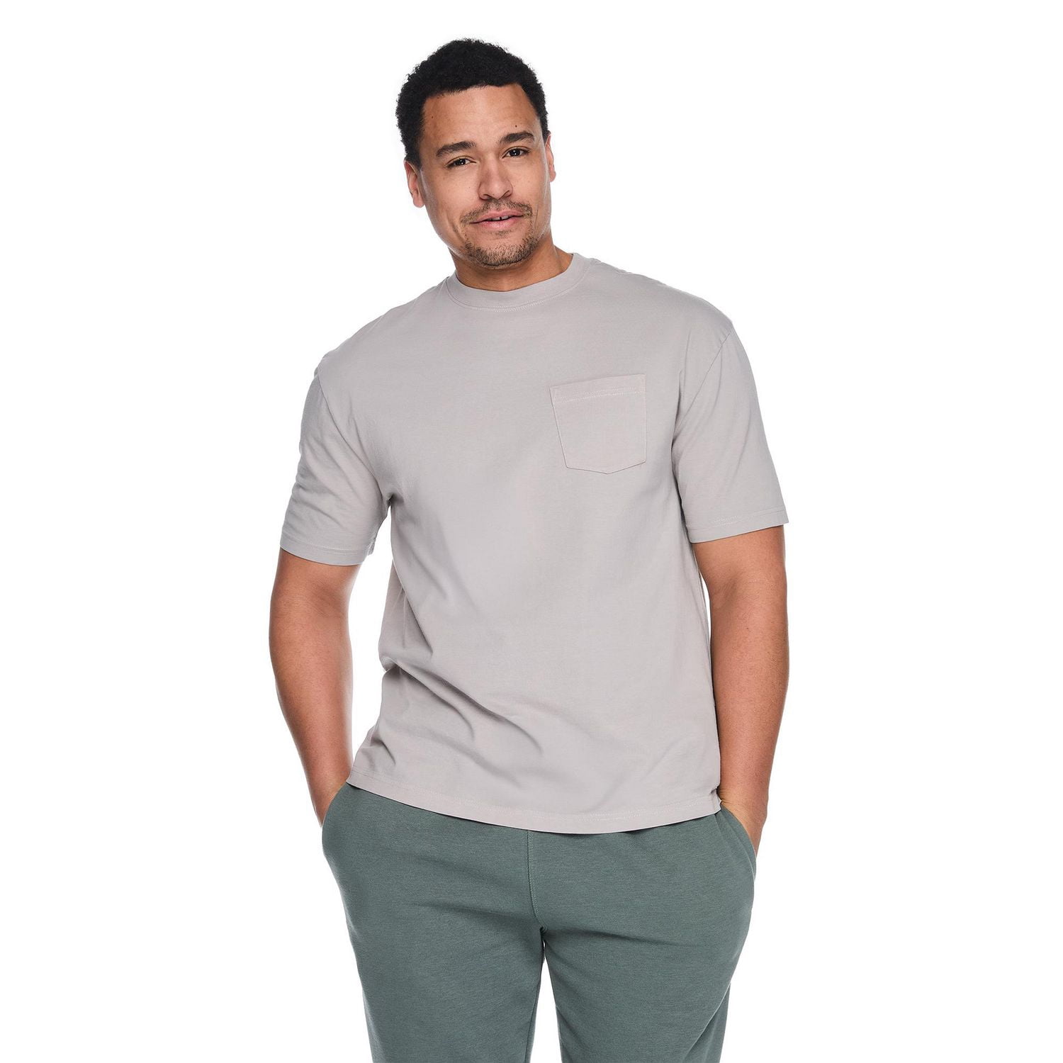T-shirt à pochette George pour hommes