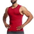 thumbnail image 2 of Styesk Tank Tops Men Casual Slim Fit Sleeveless Shirts Quick-Dry Tank Top Undershirt Compression Bodybuilding Muscle Shirts Breathable Gym Workout Tank Tops Solid Color Beach Tank Top, 2 of 7
