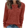 thumbnail image 2 of Babysbule Chandails pour Femmes Liquidation Mode Col Roulé Uni pour Femmes Manches Longues Style Ample Tricot Hauts Blouse pour Dames, 2 of 6