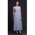 thumbnail image 2 of Bimba Robe Longue Maxi Bohème à Bretelles Sans Manches Imprimée Florale pour Femme-Xxx-Grand, 2 of 6
