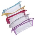 thumbnail image 4 of Clear Cosmetic Bag Waterproof Transparent PVC Makeup Toiletry Pouch with Handle Strap for Bathroom Travel 5pcs, 4 of 12