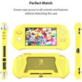 thumbnail image 2 of XIHAMA Switch Lite Case Protective Case for Nintendo Switch Lite, Case Compatible with Nintendo Switch Lite Hand Grip Case with Detachable TPU+Built-in PC Screen Protector & 2 x Thumb Grip Caps, 2 of 6