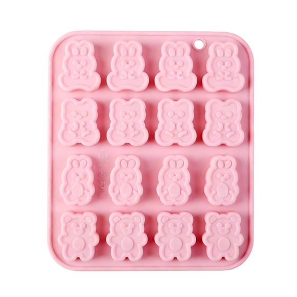 Moule de Cuisson Lapin de Pâques B 5,1 X 6 Pouces Moule en Plastique pour Chocolat pour Gâteau Bonbons Dessert Outil de Cuisine Cuisson pour les Fêtes du Printemps