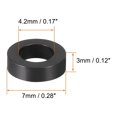 thumbnail image 3 of Unique Bargains Nylon Round Spacer Unthreaded Standoffs 0.17x0.28x0.12 inch, 3 of 5