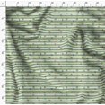 thumbnail image 4 of Soimoi Green Rayon Fabric Coffee Cup & Stripe Decor Fabric Printed Yard 42 Inch Wide, 4 of 5