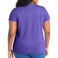thumbnail image 2 of Hanes Women`s X-Temp Fresh IQ Tri-Blend Performance V-Neck Tee, 2XL, 2 of 4