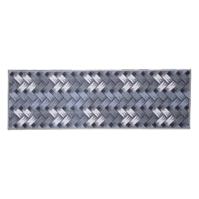 Gloria - Non-slip Rubber Back Washable Kitchen Rug Non-Skid Runner for Kitchen Entryway Hallway Carpet (23" x 84")