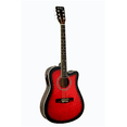 thumbnail image 1 of De Rosa USA Cutaway Acoustic-Electric Dreadnought Guitar Matte Finish, 1 of 19
