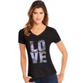 thumbnail image 1 of Hanes T-Shirt à Manches Courtes Col en V pour Femmes, 2TG, Blanc, 1 of 1
