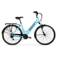 thumbnail image 1 of Hyper E-Ride 700C 36V Electric Commuter E-Bike for Adults, Pedal-Assist, 250W Motor, Blue, 1 of 9
