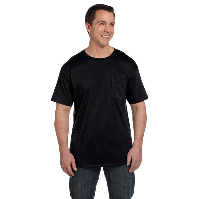 Hanes 6.1 oz. Beefy-T avec Poche