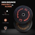 thumbnail image 4 of 2-Inch Bumper Plates Set, 10-45 Lbs Rubber Weight Plates,Strength Training Weights Plates for Weight Lifting, 4 of 6