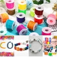 thumbnail image 5 of Gimp String Plastic Lacing Cord Kit with 24 Rolls Gimp Bracelet Cord 24 Pcs Jewelry Lobster Clasp 24 Pcs Key Chain Ring Lanyard Clips 24 Pcs Snap Lanyard Hooks (Normal), 5 of 5