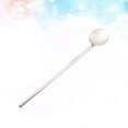 thumbnail image 3 of Cuillère à Égoutter en Acier Inoxydable 304 avec Paille, Cuillère Ronde pour Café, Cocktail, Smoothie (Argent), 3 of 8