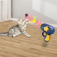 thumbnail image 4 of lionlar Jouet pour Chat Jeu Interactif Chaton pour l'Entraînement au Bâton Fournitures pour Animaux Bleu Foncé, 4 of 9