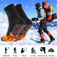 thumbnail image 4 of 2pcs Unisex Winter Self-Heating Health Socks Pain Relief Stockings (Red), 4 of 6