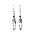 thumbnail image 1 of WREESH Halloween Earrings Retro Skull Bat Spider Earrings Distressed Earrings, 1 of 2