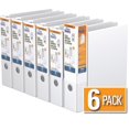 thumbnail image 1 of Reliure QuickFit robuste, 3 po, anneaux en D, paquet de 6, 1 of 3