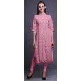 thumbnail image 2 of Bimba Printed Straight Kurtis For Women Button Down Mandarin Indian Tunic X-Large, 2 of 6