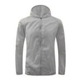 thumbnail image 1 of HWRETIE Manteau Coupe-Vent Unisexe Extérieur Cyclisme Sports Séchage Rapide Coupe-Vent Manteau Léger Haut, 1 of 5