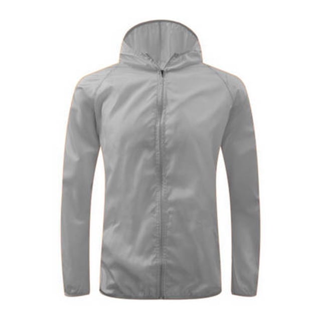 HWRETIE Manteau Coupe-Vent Unisexe Extérieur Cyclisme Sports Séchage Rapide Coupe-Vent Manteau Léger Haut