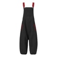thumbnail image 1 of Pompotops Combinaison Décontractée pour Femmes Mode Dos Nu Pantalon Long Ample, 1 of 4