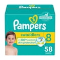 thumbnail image 1 of Pampers Swaddlers Diapers, Super Econo Pack, 1 of 9