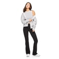 thumbnail image 2 of No Boundaries Women's Oversized Zip-Up Hoodie, 2 of 6