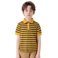 thumbnail image 1 of Polos pour Tout-Petits Garçons, Chemises Rayées pour Garçons, Chemises d'Uniforme pour Garçons, Chemises de Rugby, Chemises à Manches Courtes pour Enfants, Tenue Garçon 2T, 1 of 8