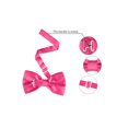 thumbnail image 3 of INSPIRE CHIC Accessoires de Nœud Papillon pour Homme Sangle Ajustable Formel Uni Smoking Pré-Noué Rouge Rose, 3 of 5