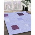 thumbnail image 3 of Ahgly Company Machine Washable Indoor Rectangle Transitional Purple Area Rugs, 4' x 6', 3 of 7
